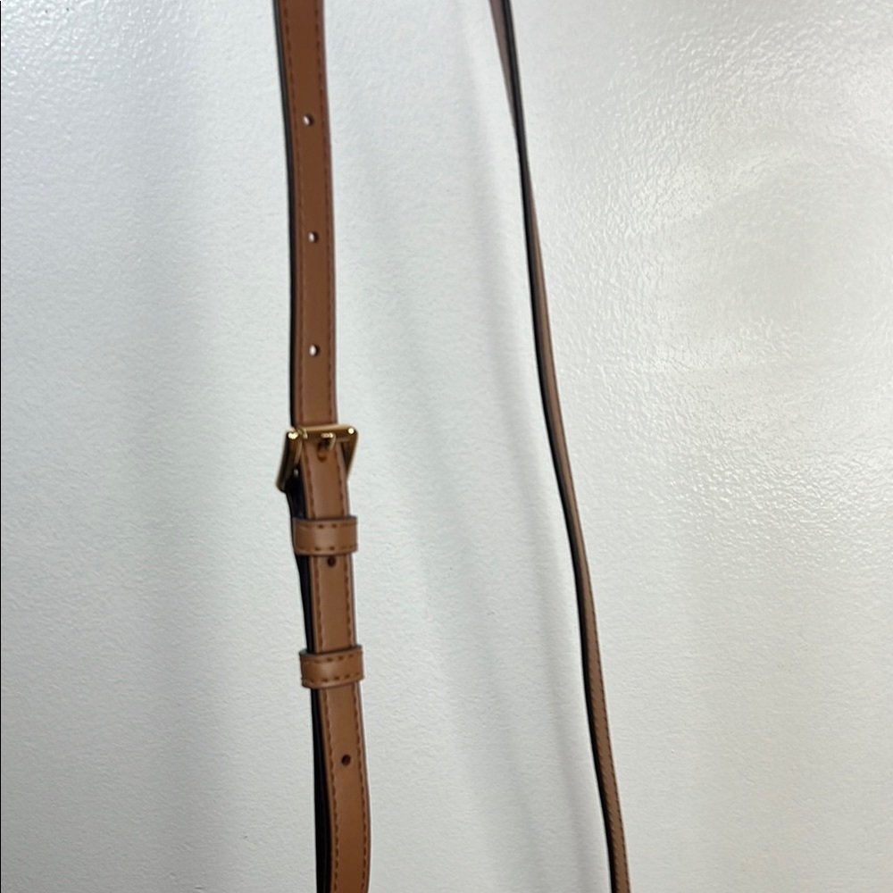 Michael Kors Brown Cream Mini Bag with Monogram - Picture 5 of 5